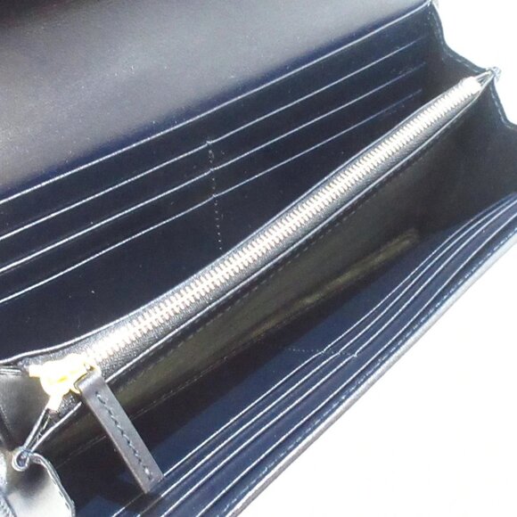 GUCCI Horsebit Beige Dark Navy Canvas Leather - 764-081625 - Picture 10 of 13